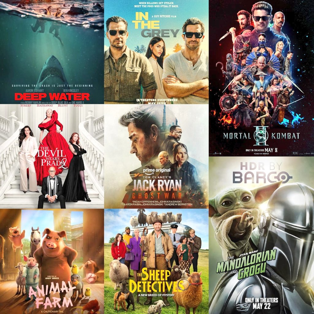 Movie Poster Grid Fantasy Tropical Barnyard Field
