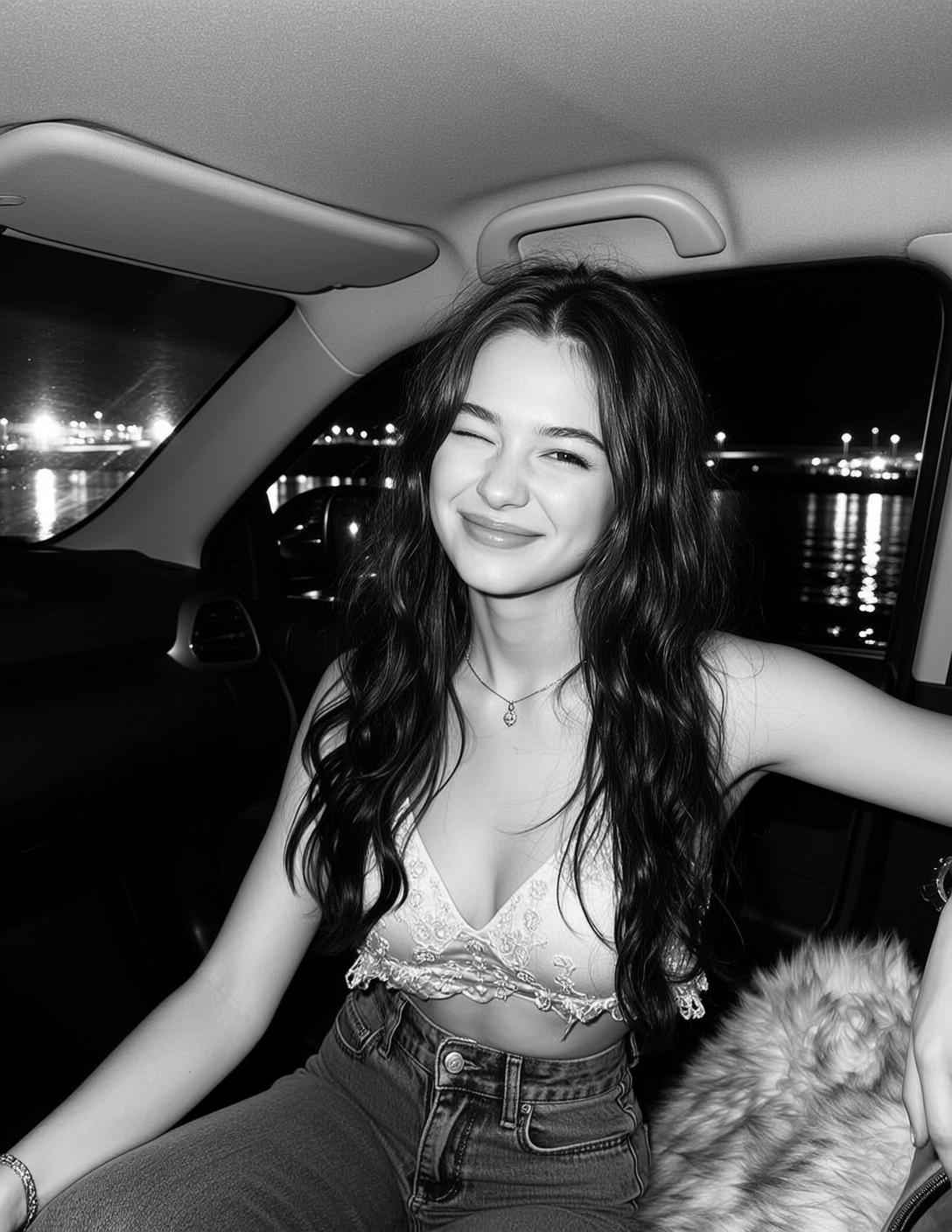 Lace Bralette Jeans Smile