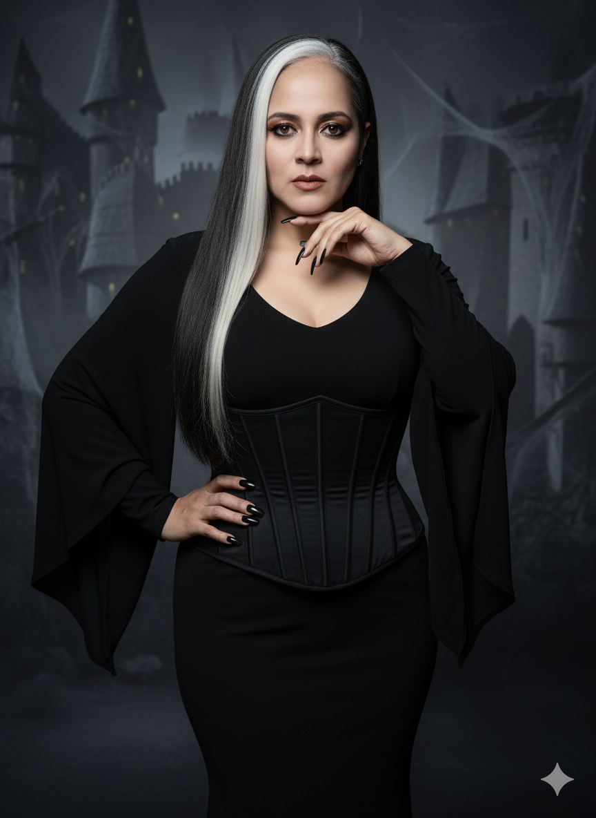 Morticia Addams Inspired Portrait