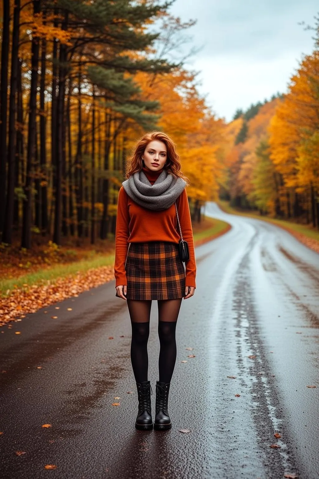 Makeup In Turtleneck Portrait
