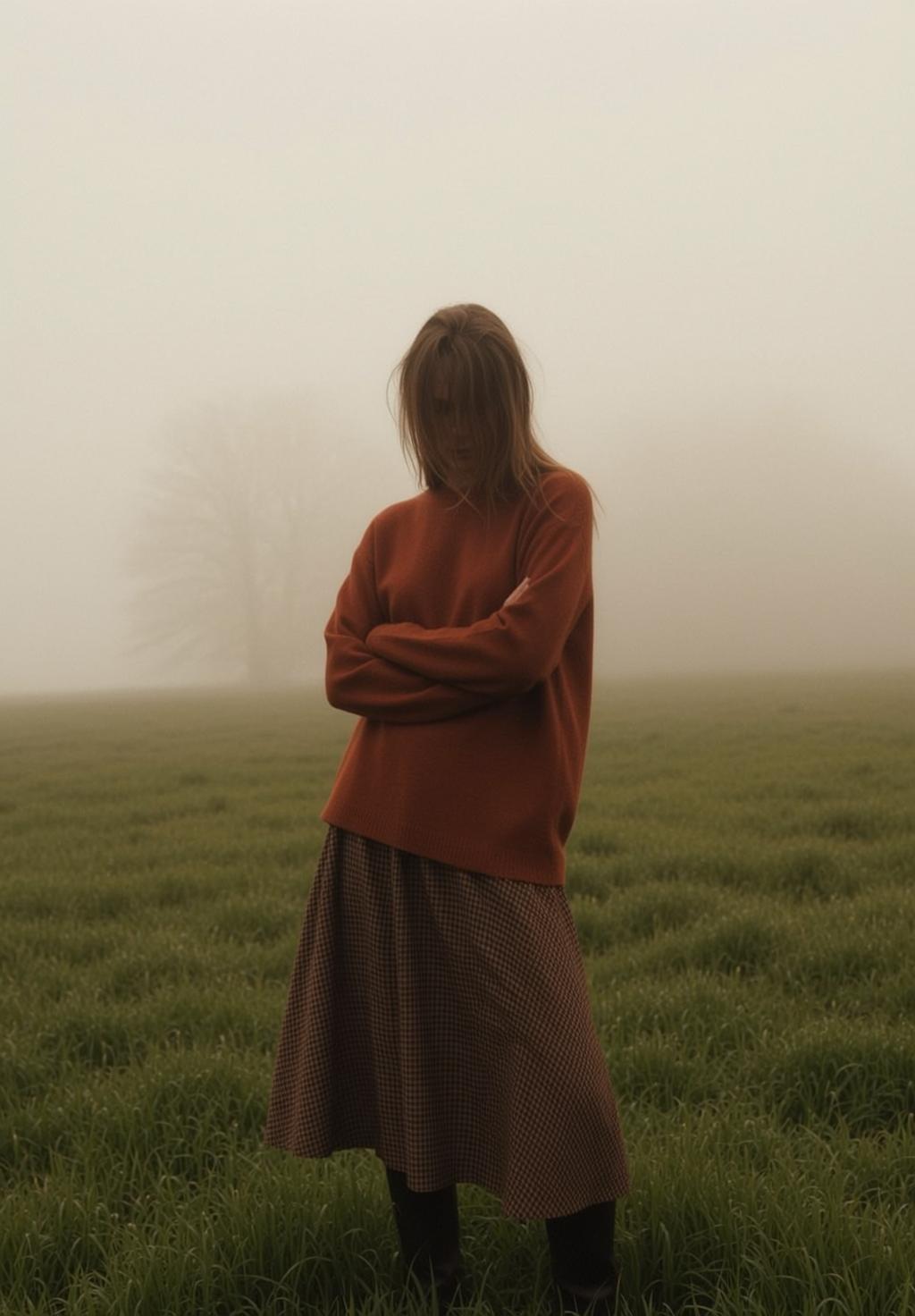 Autumn Young Long Blonde Windswept Fair Burnt
