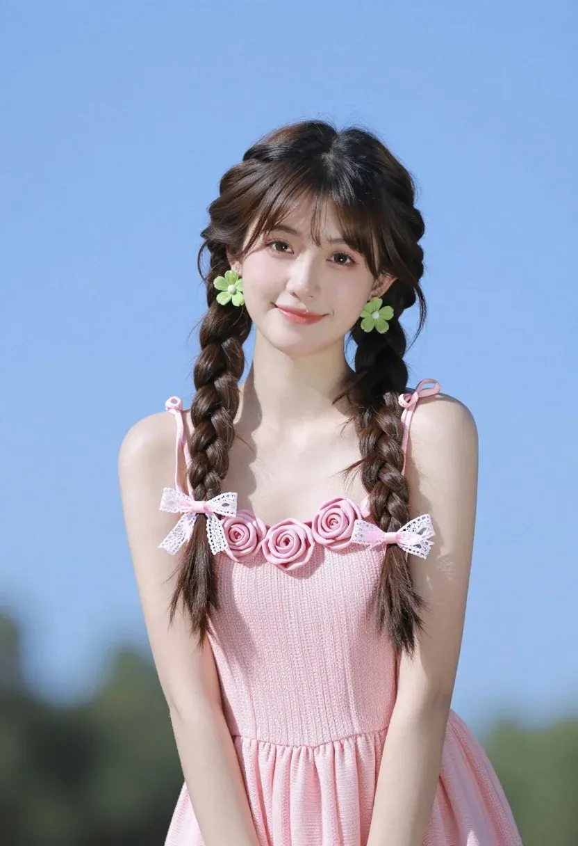 Earrings In Fashion Portrait