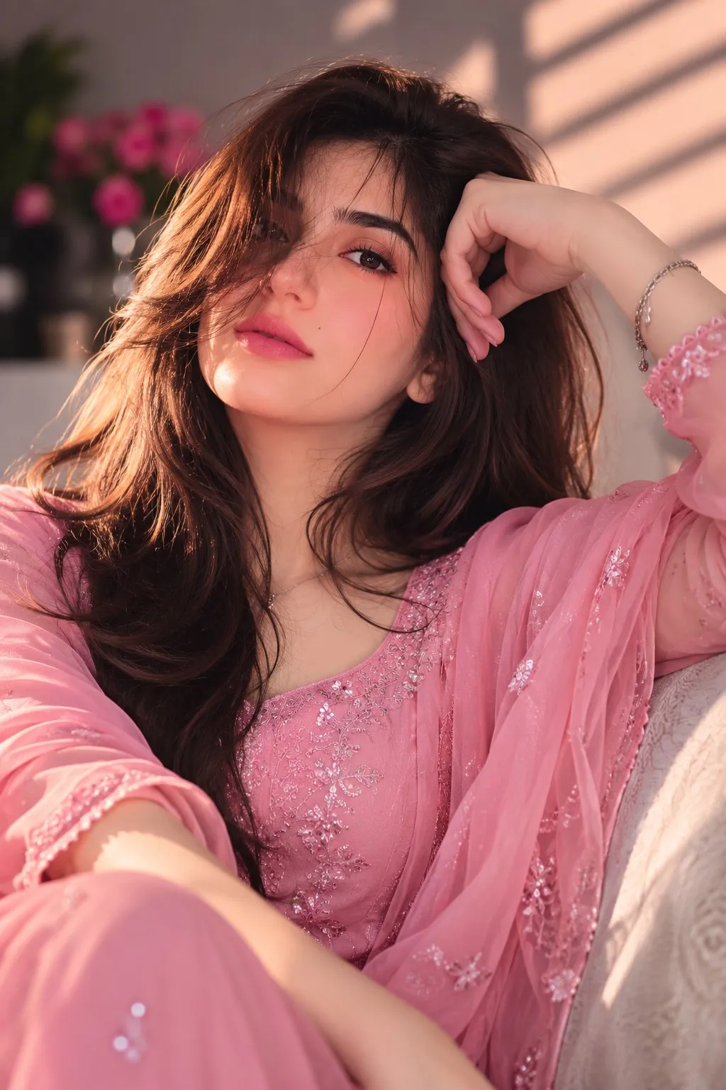 Makeup And Bracelets In Styled Portrait