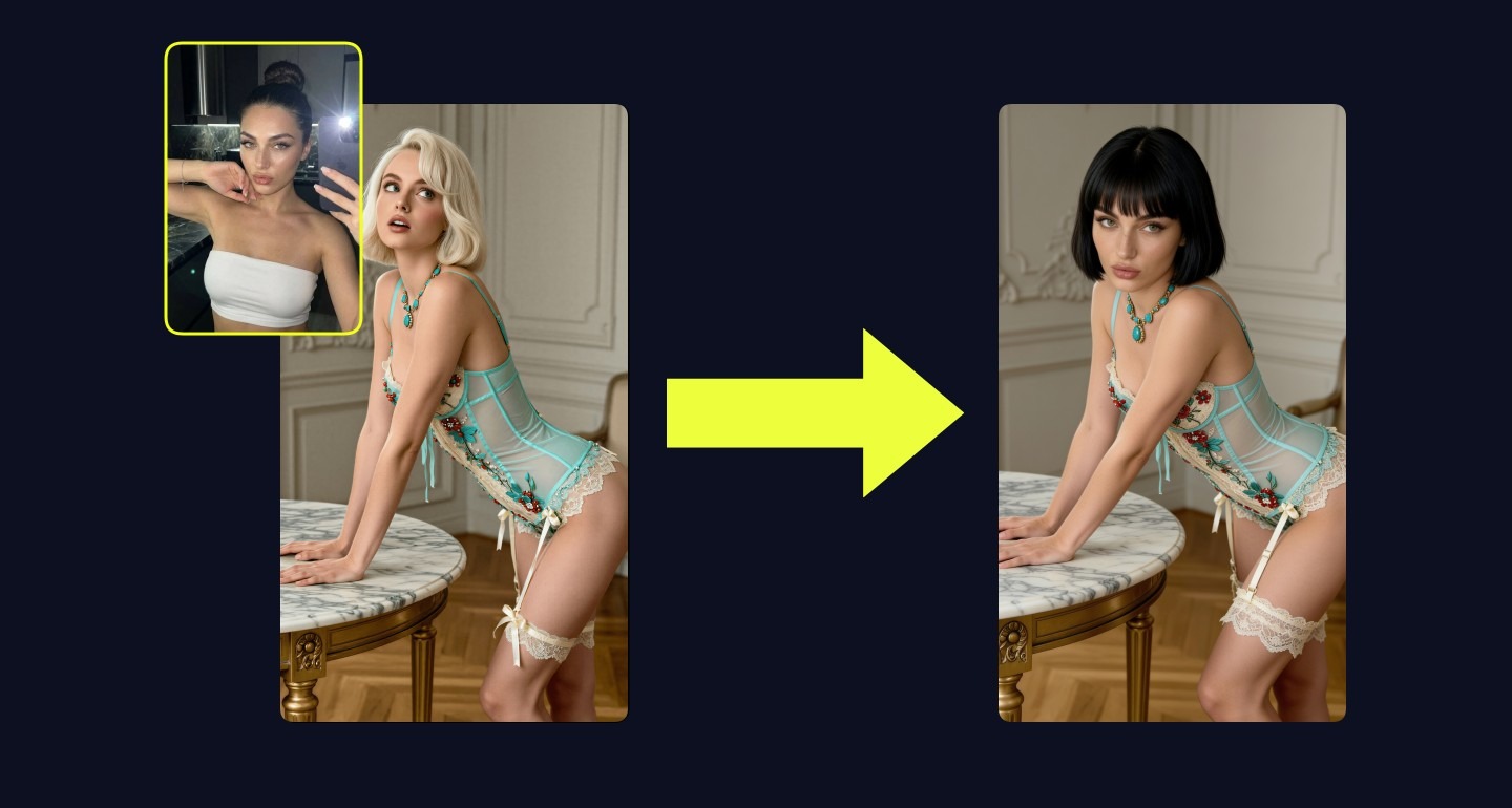 Lily remix walkthrough for Cream Colored Lace Garter Straps Attached Bodysuit In Round