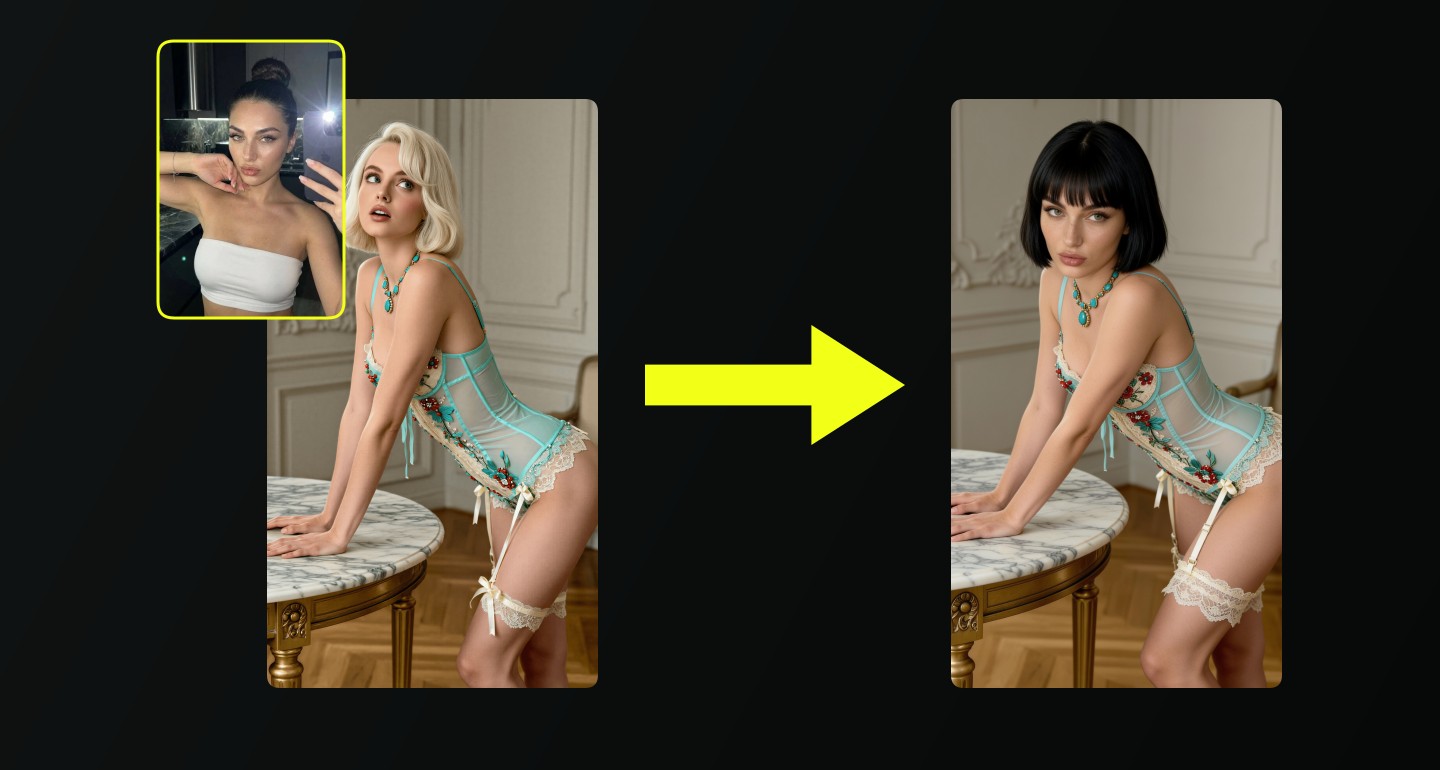 Lily remix walkthrough for Cream Colored Lace Garter Straps Attached Bodysuit In Round