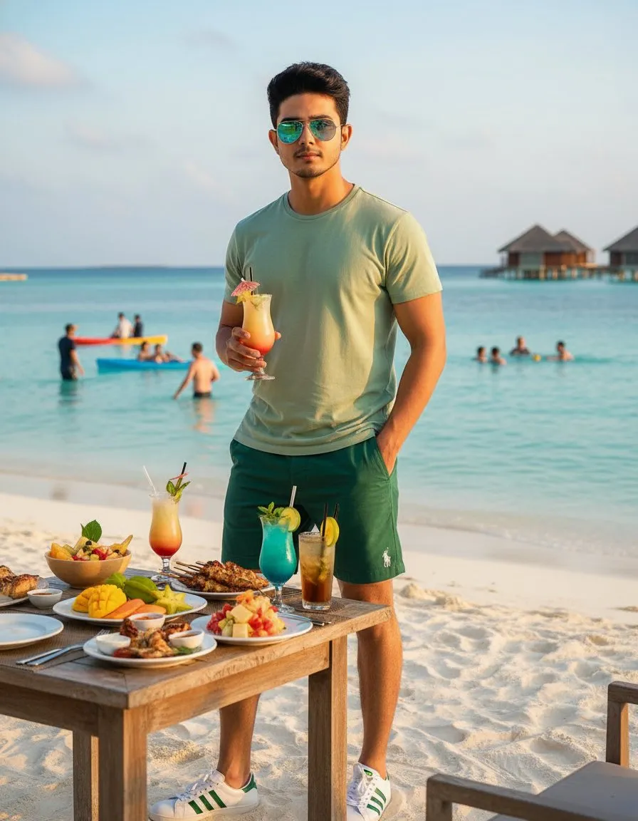 Sunglasses In A Beach Portrait