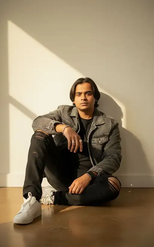 Bracelets And Rings And Watch In Styled Portrait