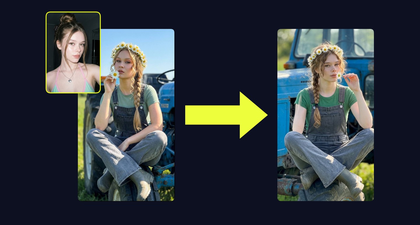 Mila remix walkthrough for Girl Daisy Wreath Tractor Summer
