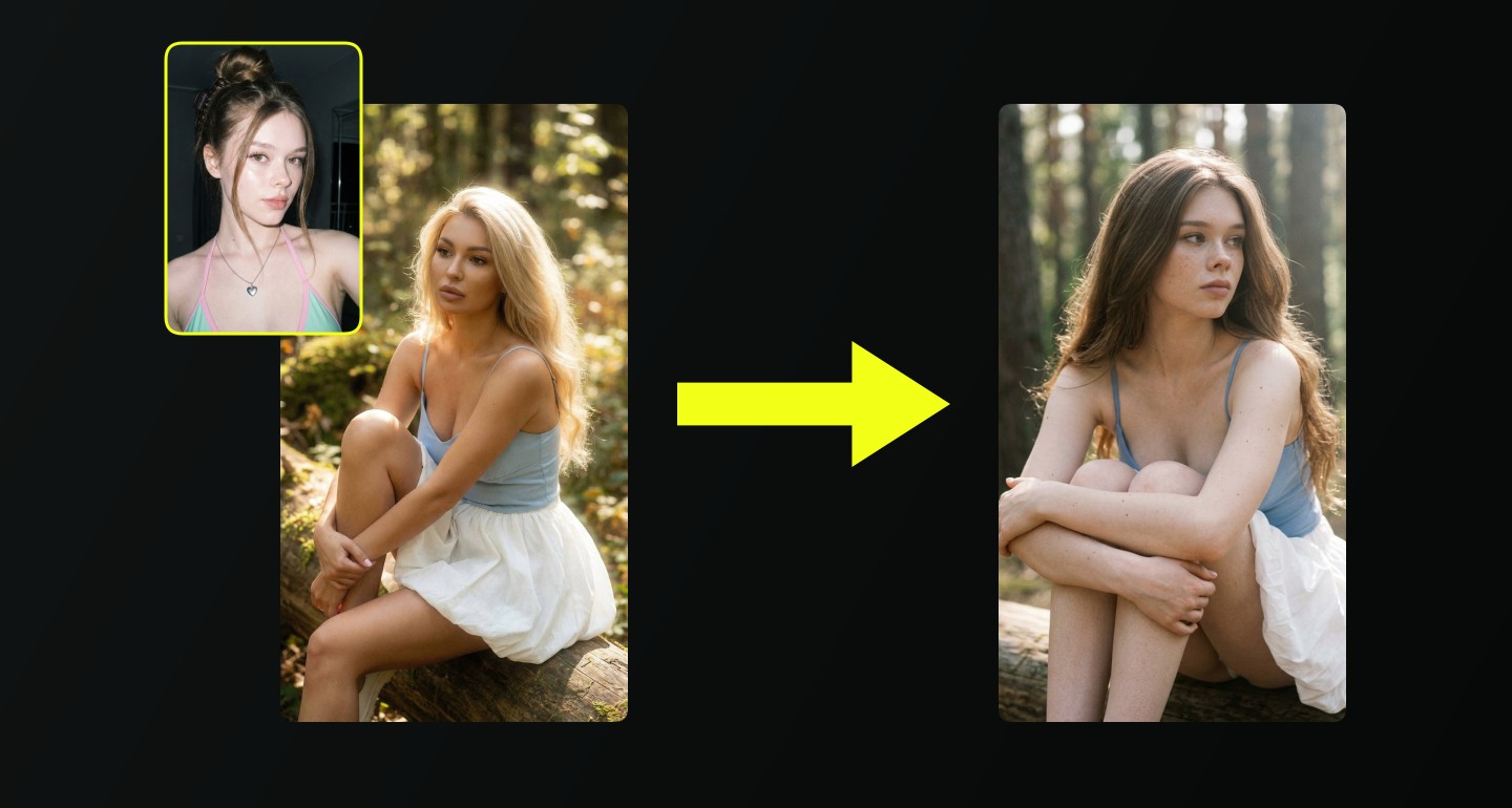 Mila remix walkthrough for Forest Girl Sunny Noon Hugging Knees Thoughtful Gaze