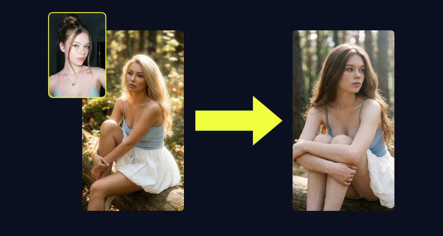Mila remix walkthrough for Forest Girl Sunny Noon Hugging Knees Thoughtful Gaze