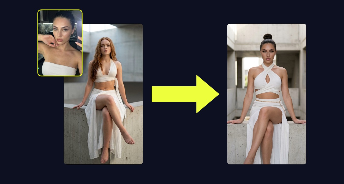 Lily remix walkthrough for White Halter Crop Top Maxi Skirt Concrete Ledge Pose