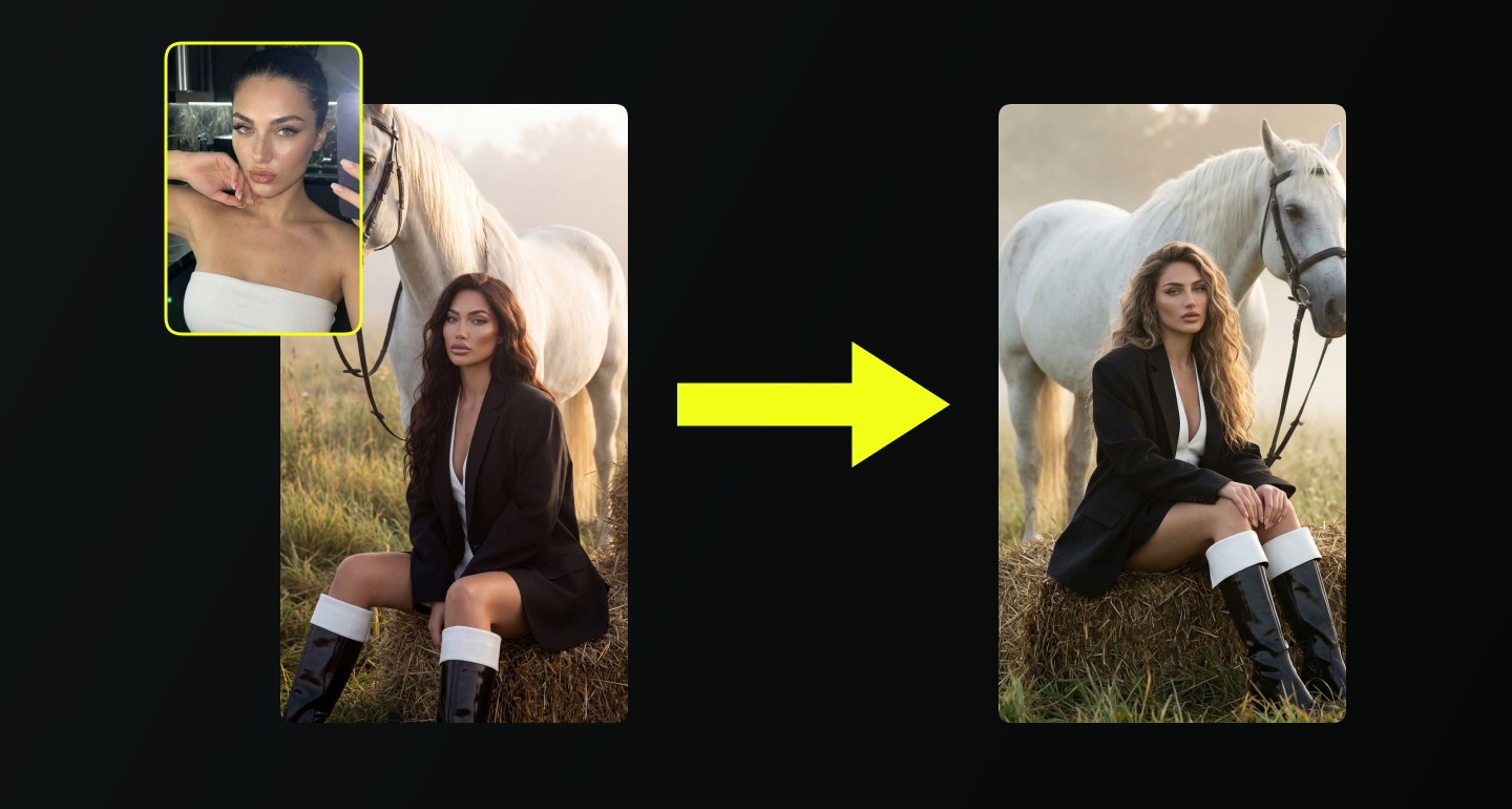 Lily remix walkthrough for Foggy Countryside Hay Bale White Horse Luxury Fashion