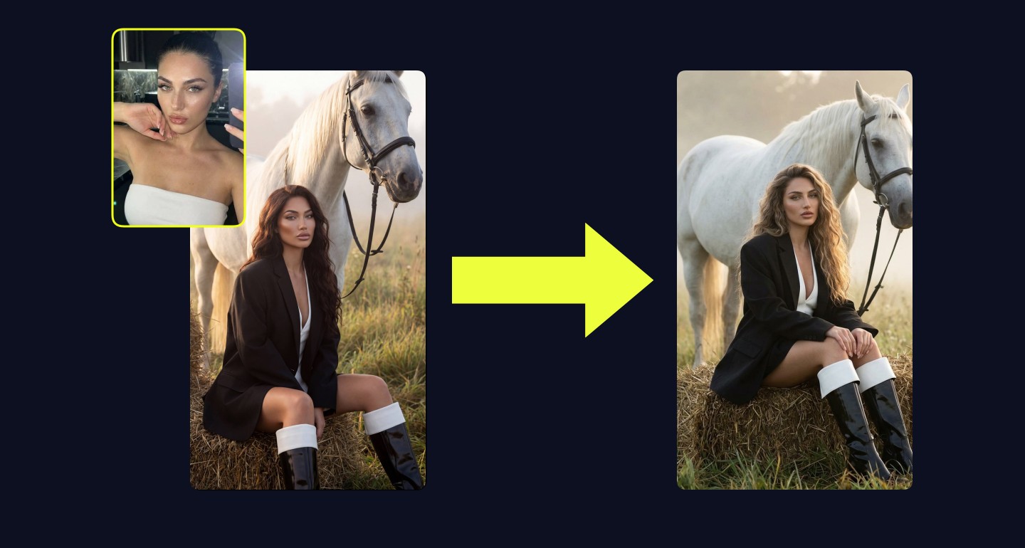 Lily remix walkthrough for Foggy Countryside Hay Bale White Horse Luxury Fashion