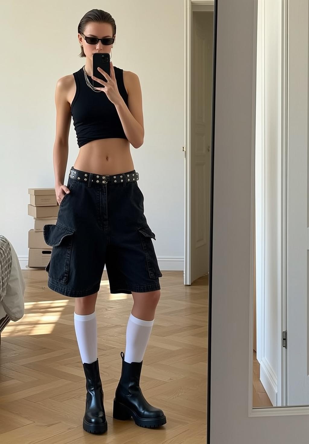 Casual Young Short Dark Slicked Back Fair