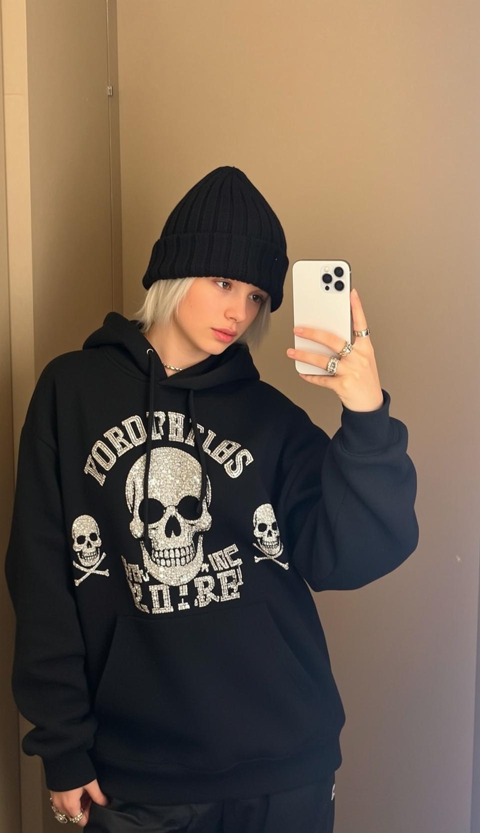 Casual Young Short Platinum Blonde Fair Black