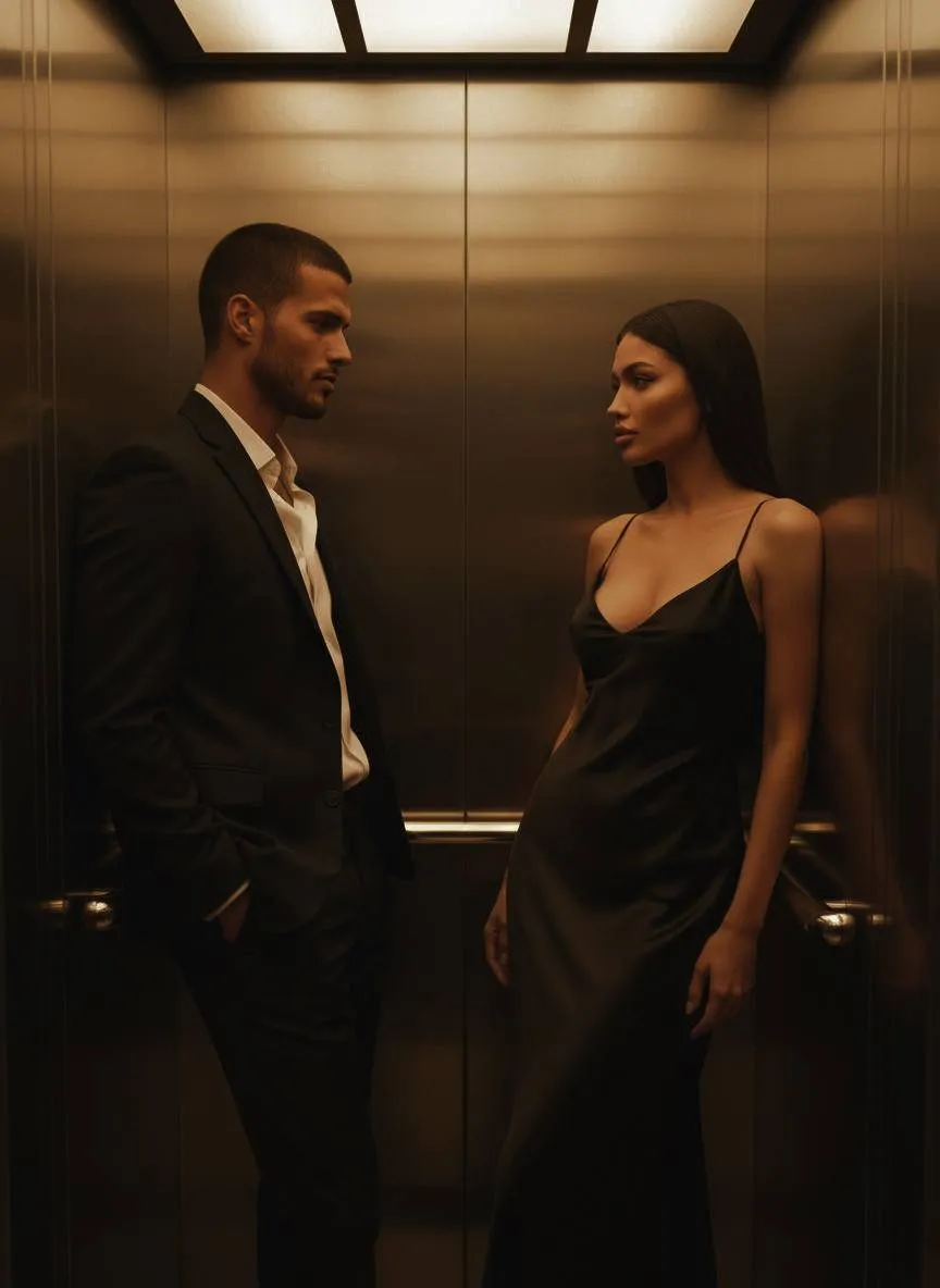 Romance in the elevator