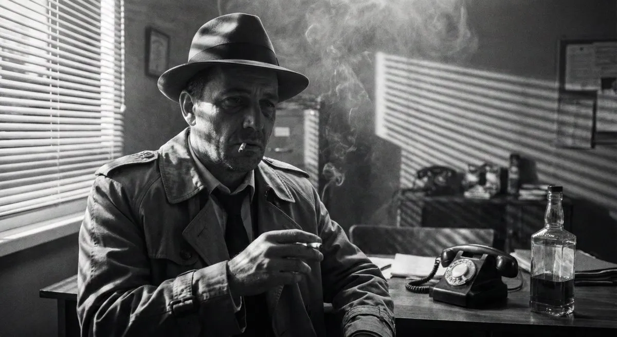 Noir Elegance Portrait