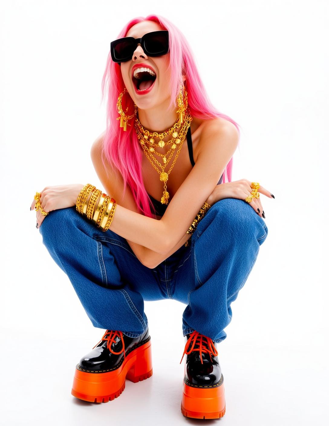 Black Tank Studio Squat Laugh