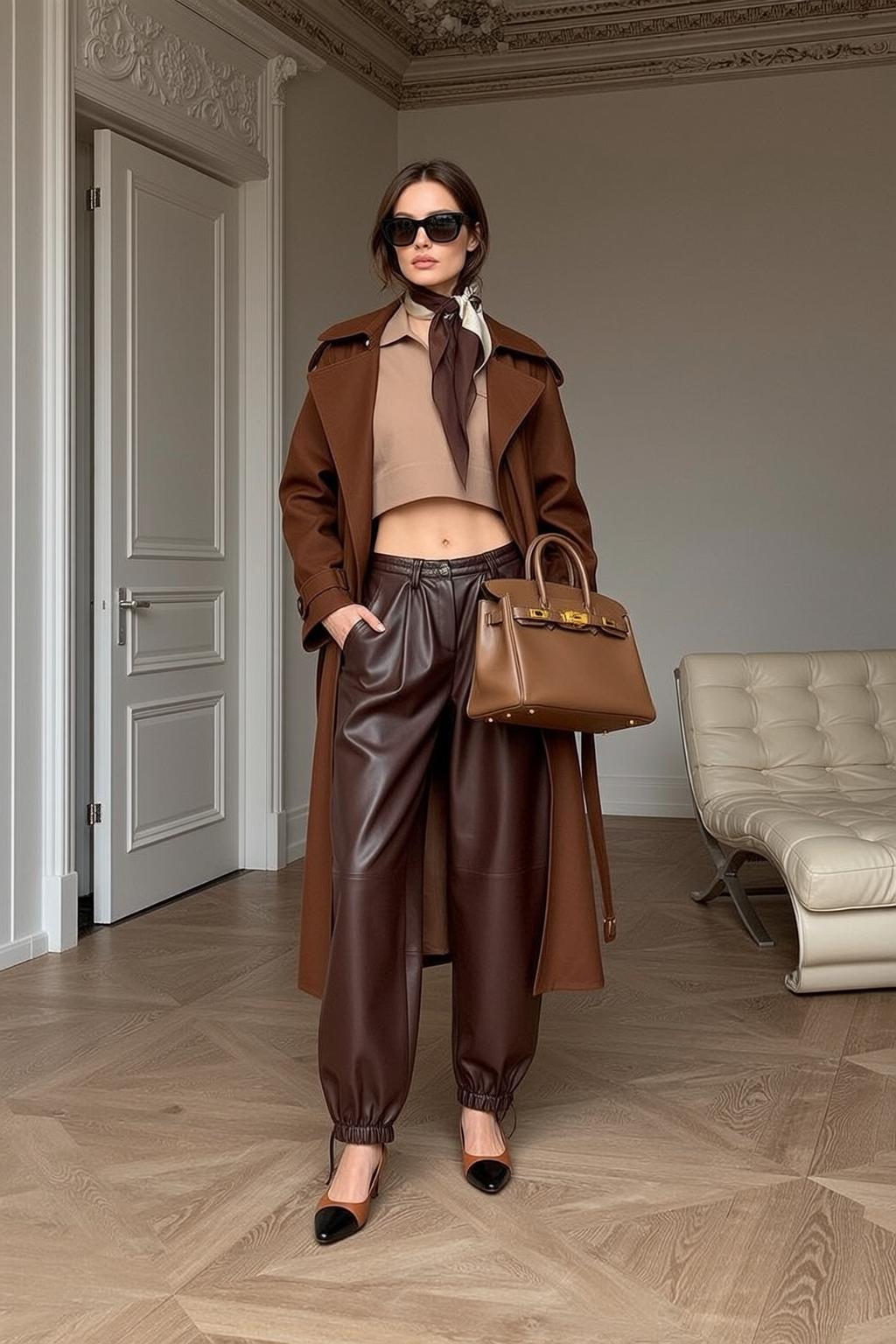 Autumn Dark Brown Shoulder Length Fair Tan