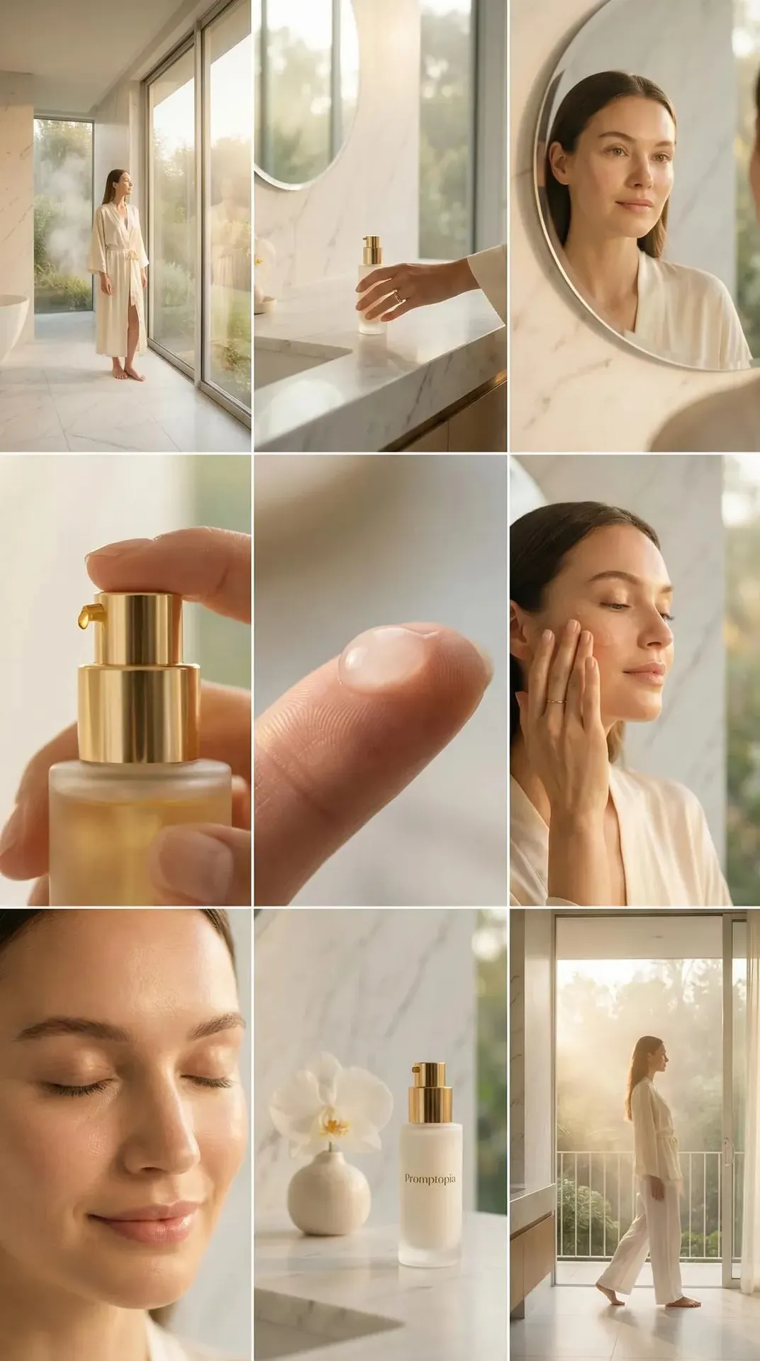 Makeup And Rings In A Bathroom