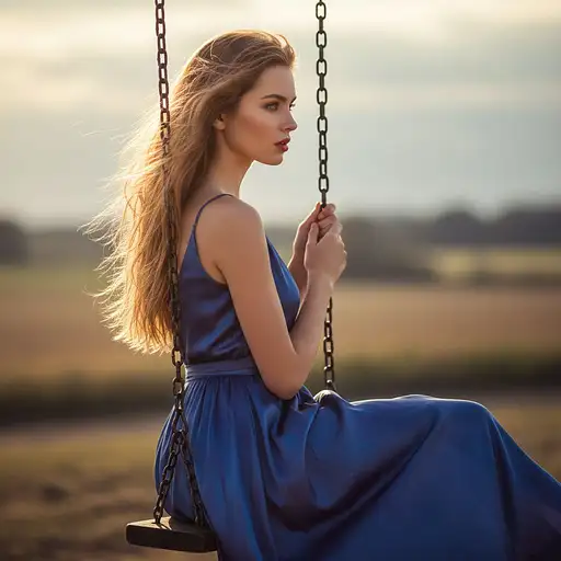 Image High Resolution Full-hight Vertical Fine Art Profile Portrait Sony