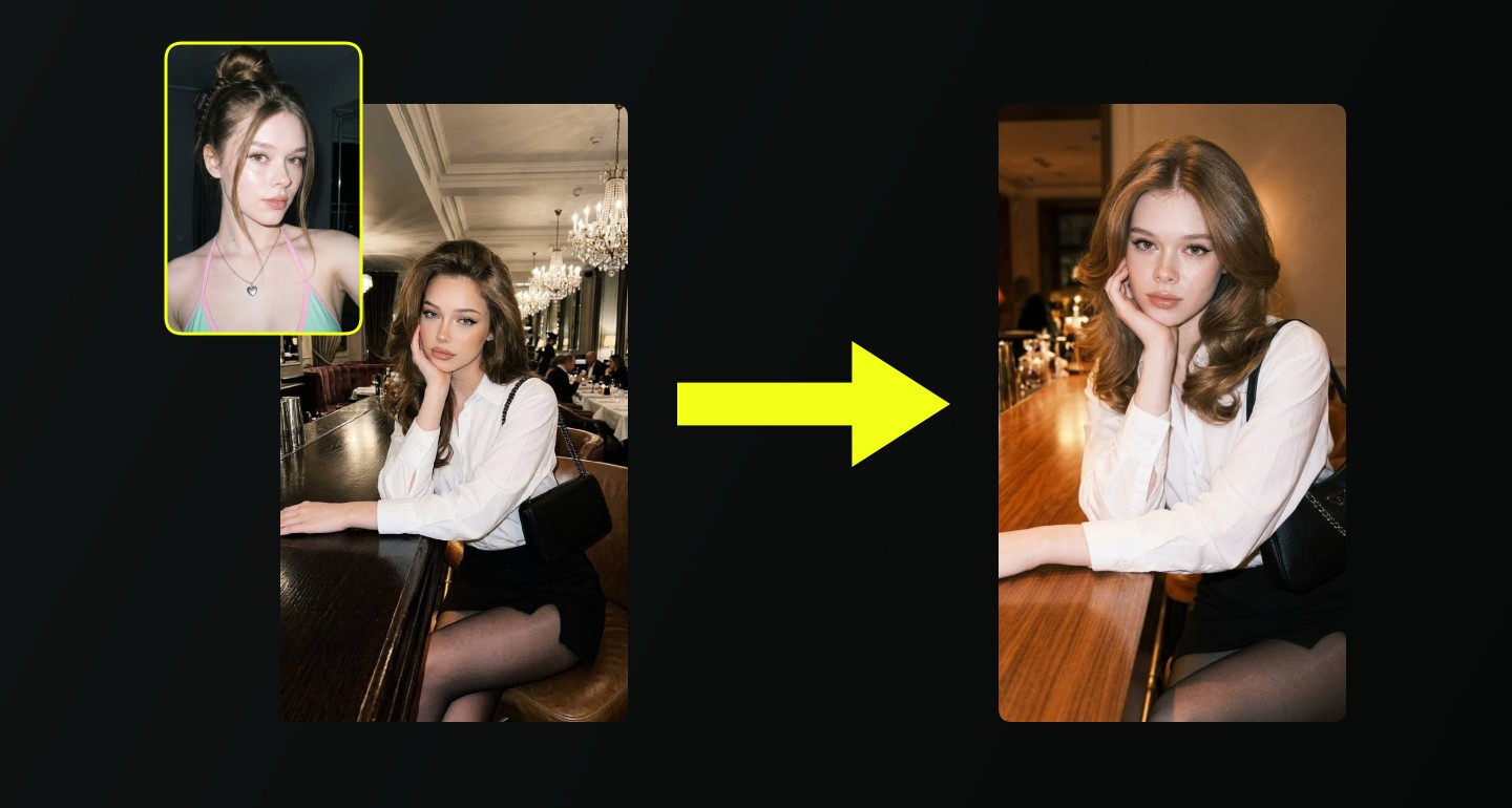 Mila remix walkthrough for Girl White Shirt Black Skirt Luxury Restaurant Bar Counter