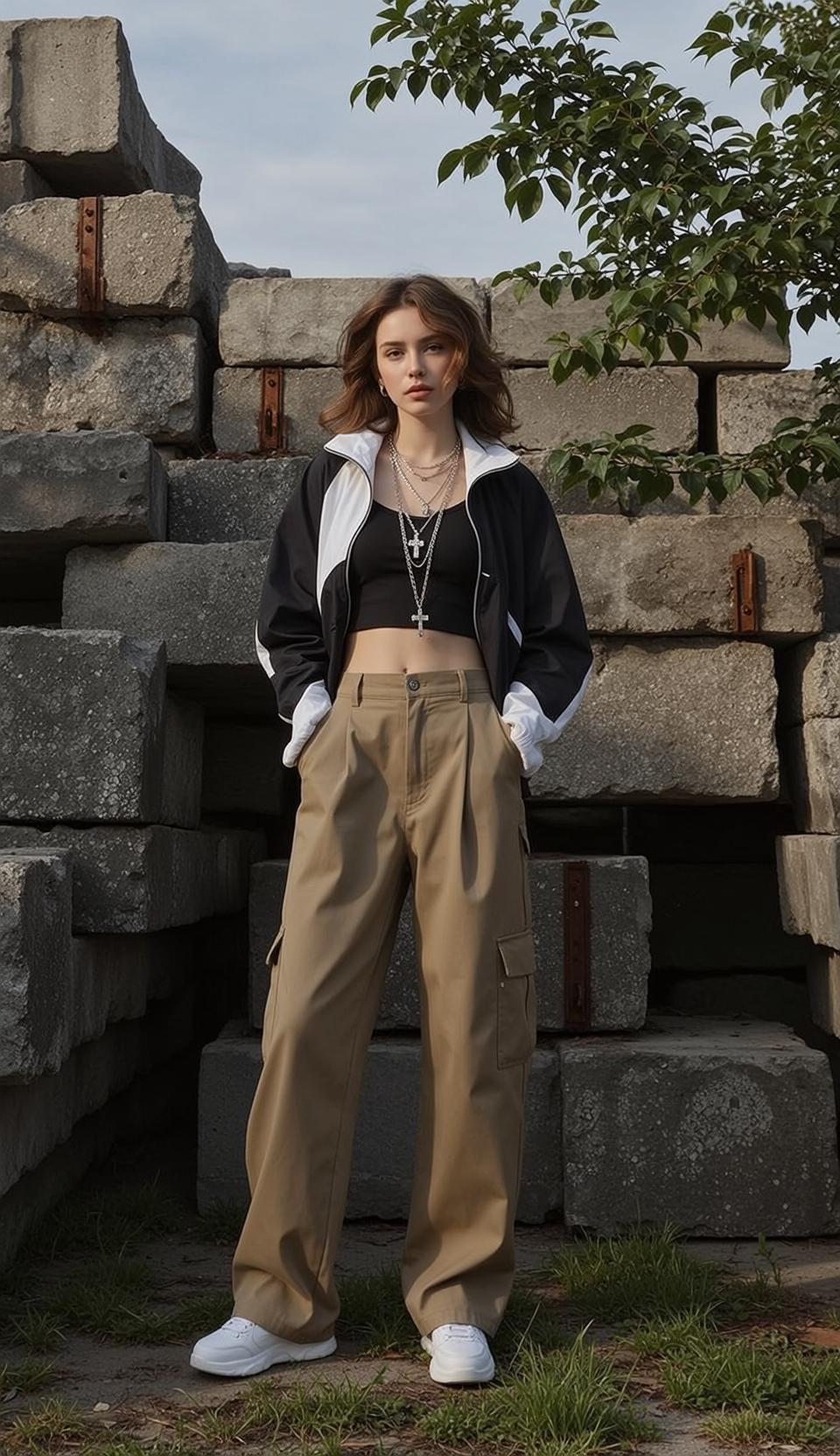 Skater Young Medium Length Wavy Brown Fair