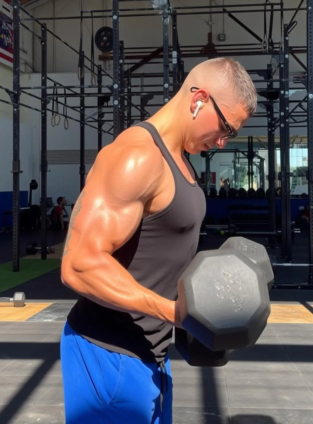 Glasses In A Gym