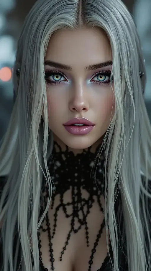 Futuristic Vampire Portrait
