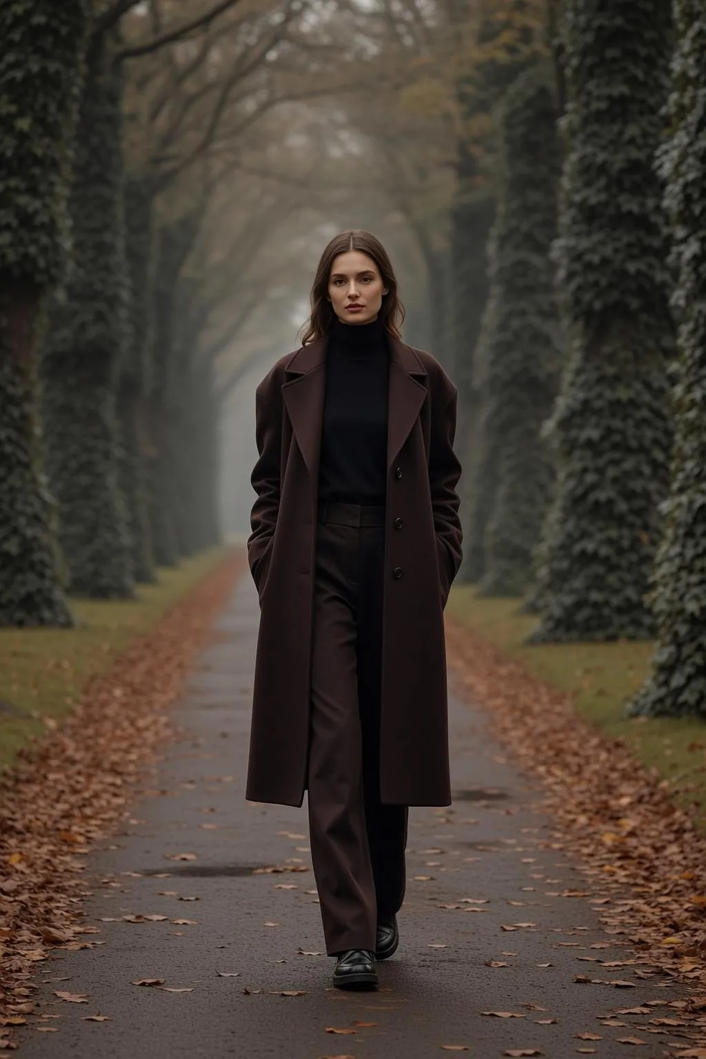 Autumn Young Long Wavy Brown Fair Black
