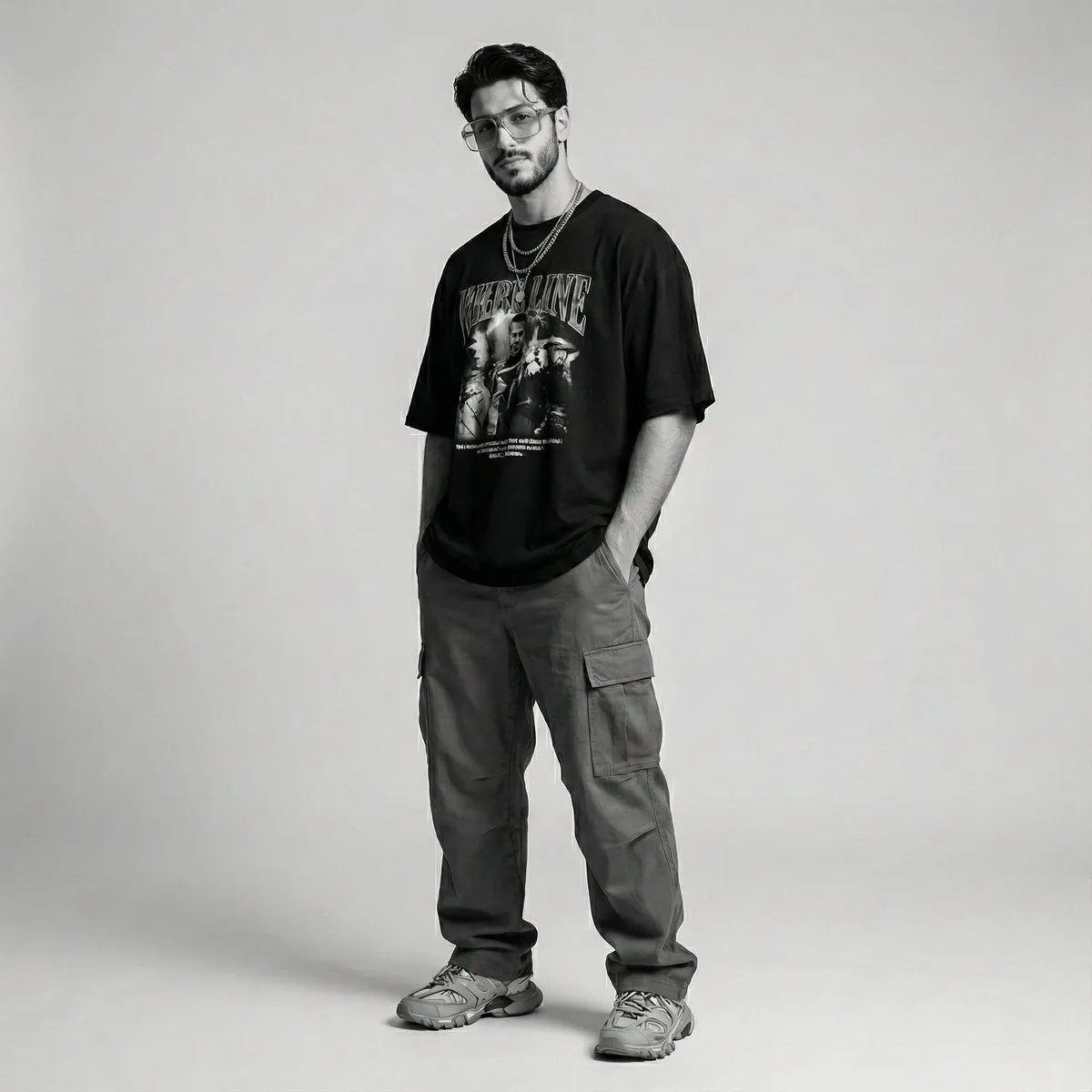 Glasses In Streetwear Portrait