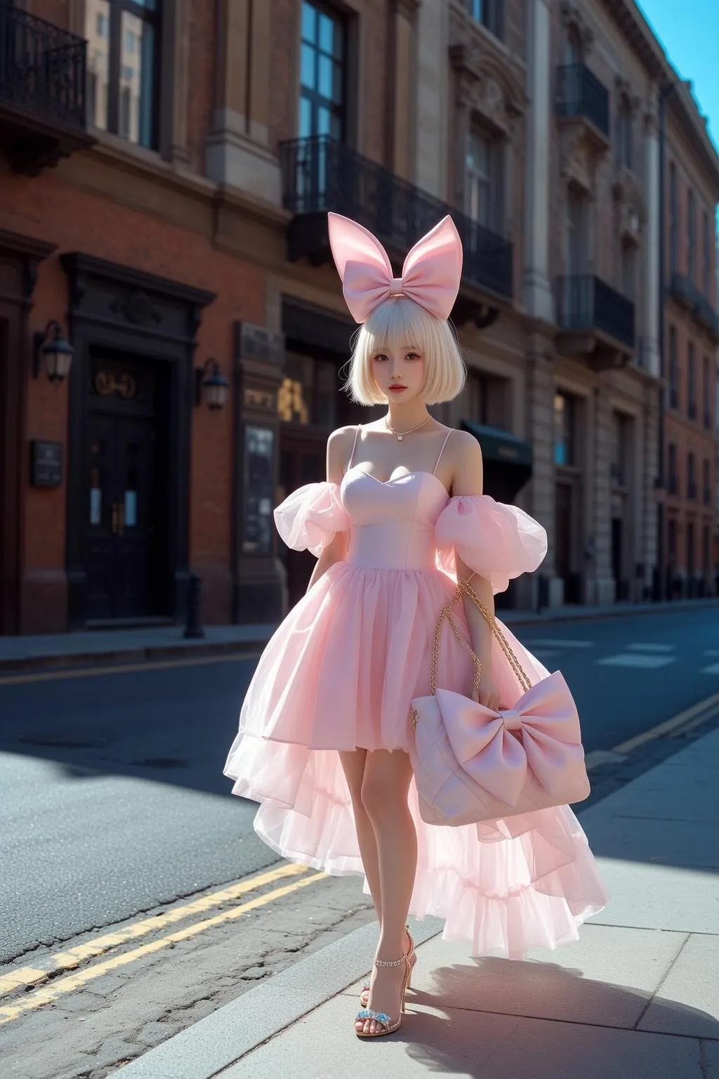 Necklace With Pink Dress