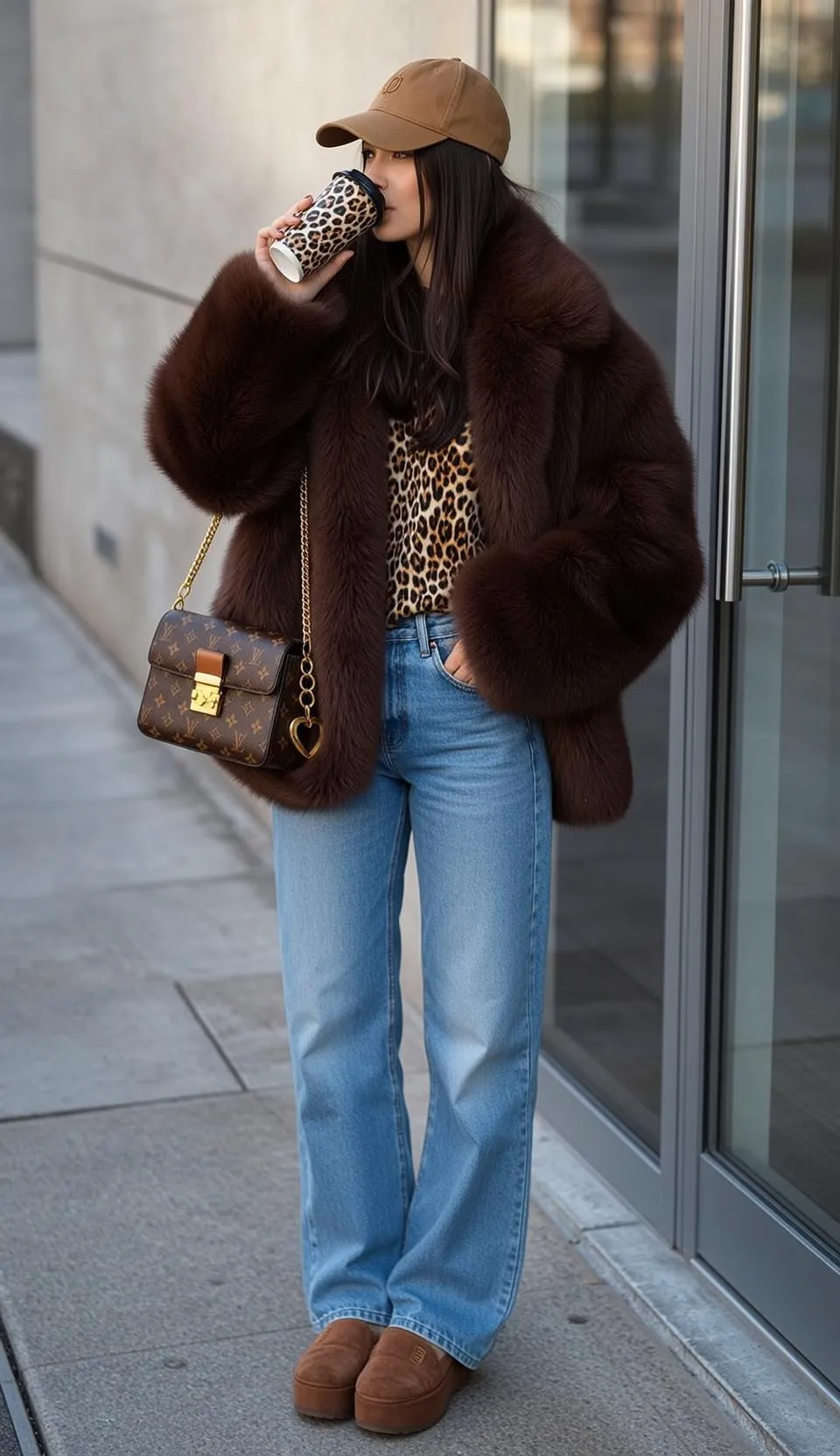 Autumn Long Dark Brown Hair Fair Skin