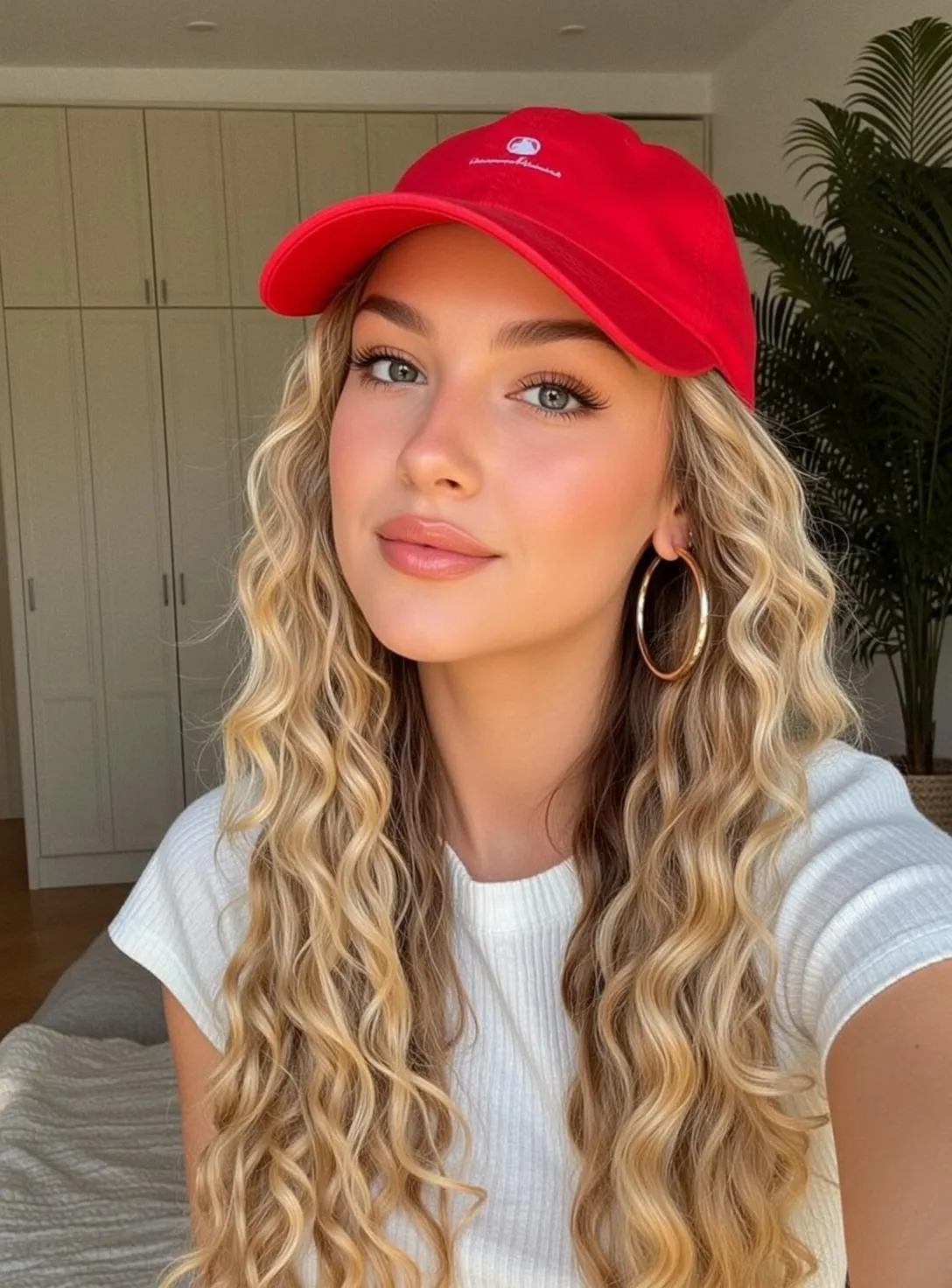 Earrings In Fashion Portrait