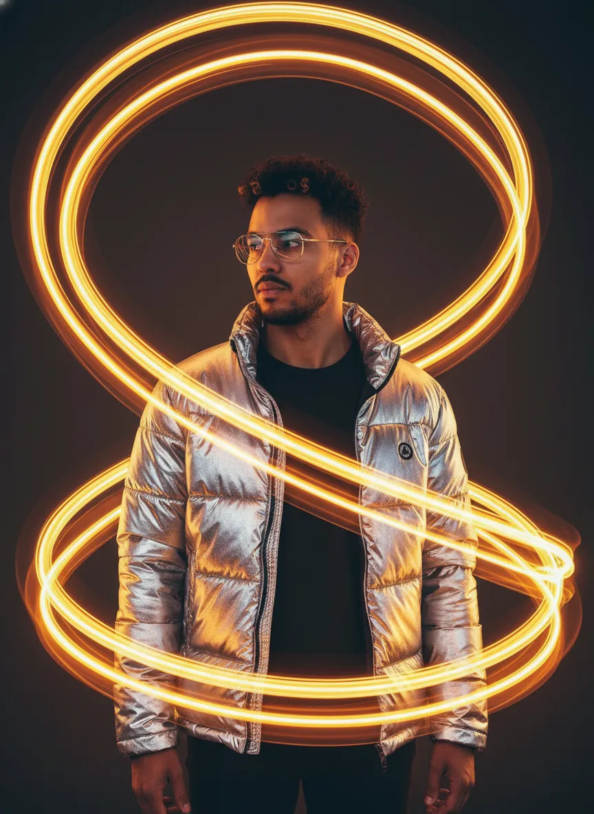 Glasses In Fashion Portrait