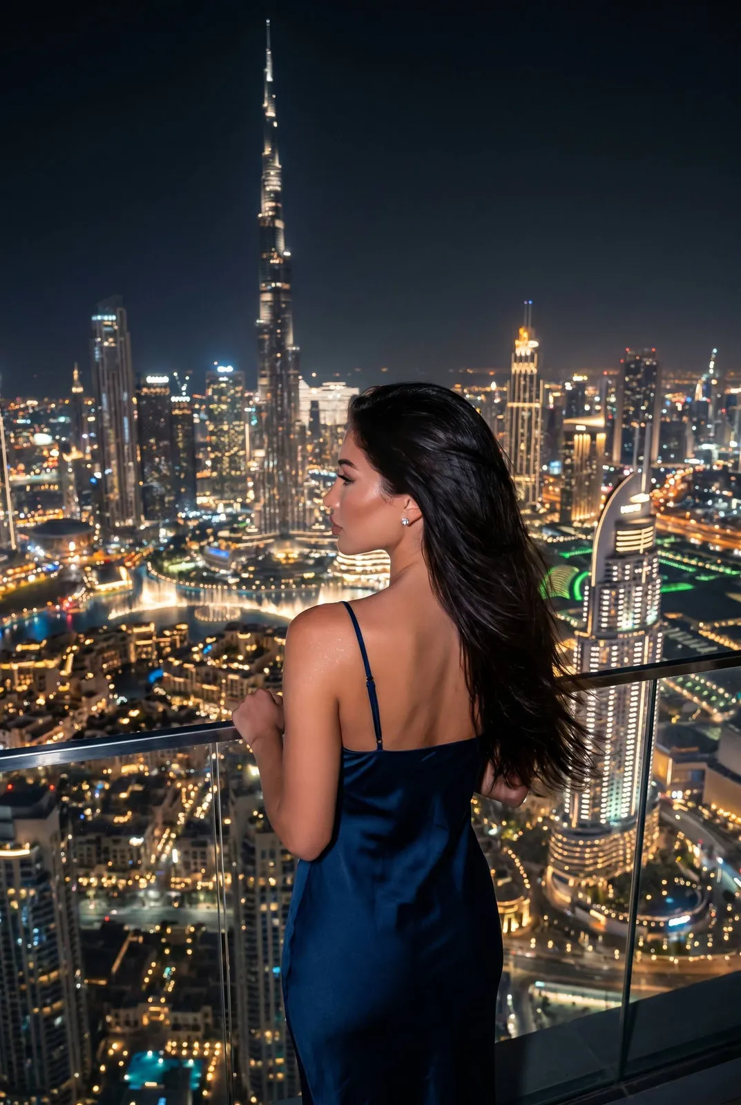 Earrings In Night Portrait