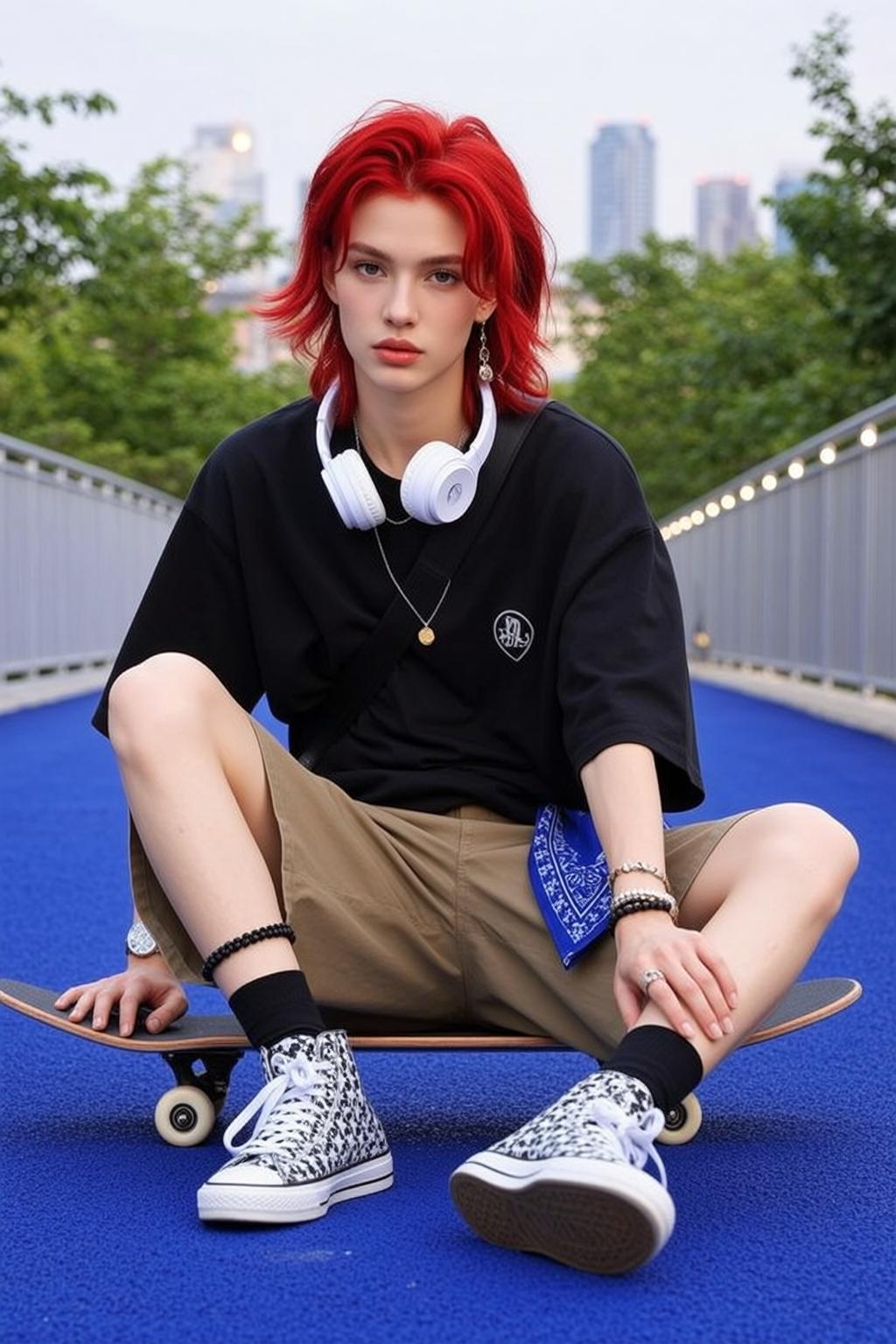 Skater Recreate This Scene Description Young Bright