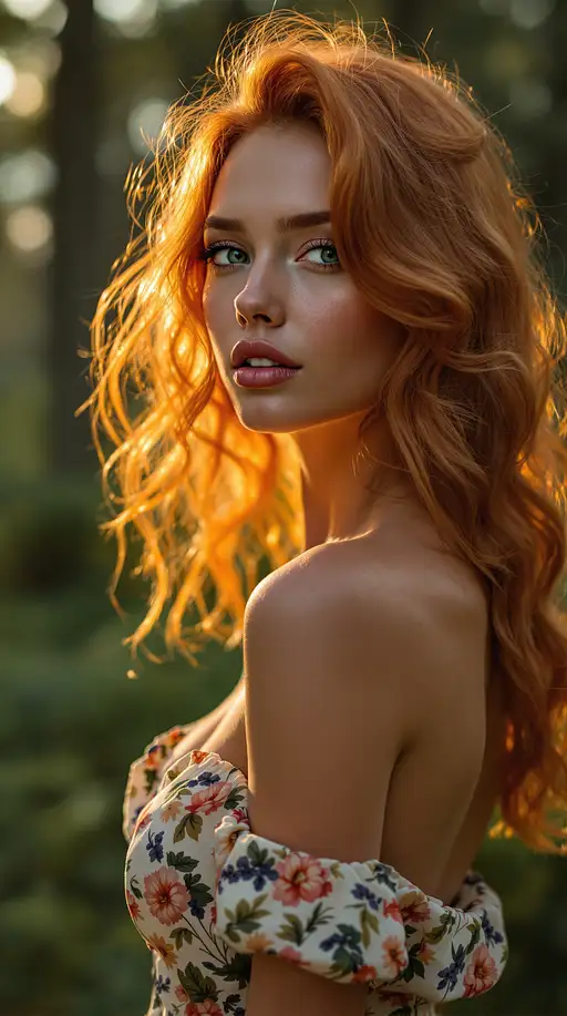 Photorealistic European Woman Portrait