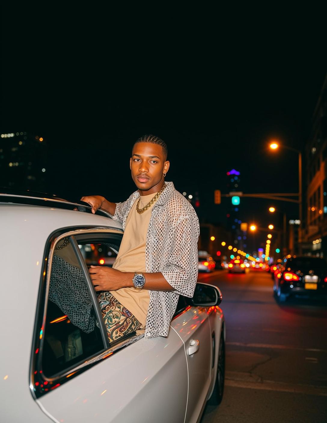 Night Car Window Street Style