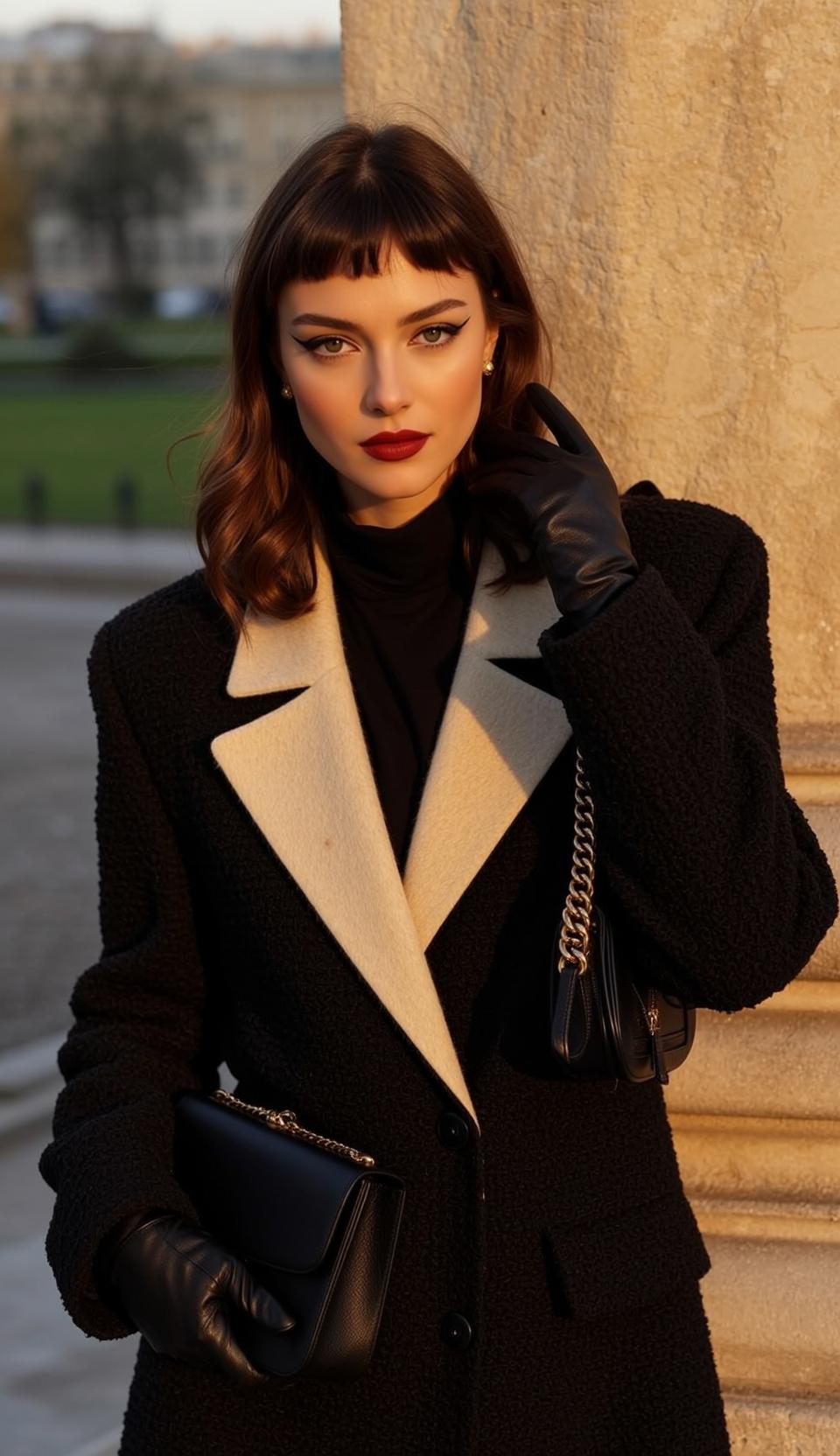 Smoldering Urban Stone Pillar Black Coat