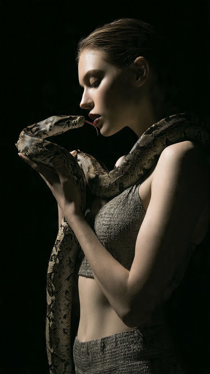Serpent Gaze Portrait