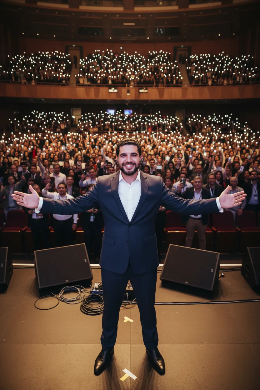 Charismatic Speaker Portrait