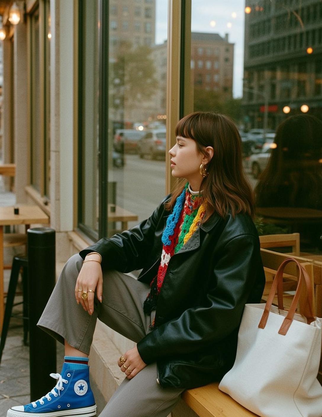Casual Young Dark Brown Shoulder-length Bangs Fair
