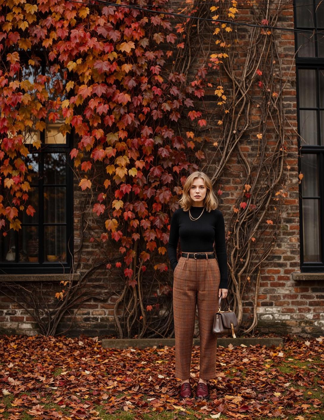 Autumn Stands Facing Forward Her Head Slightly