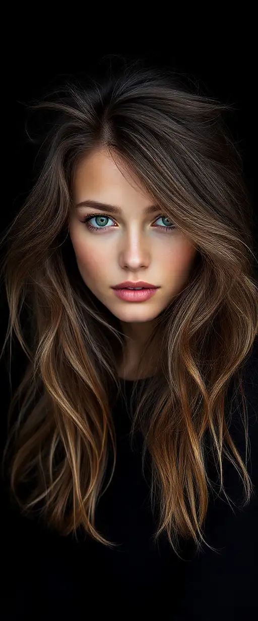 Soft Serene Supermodel Portrait