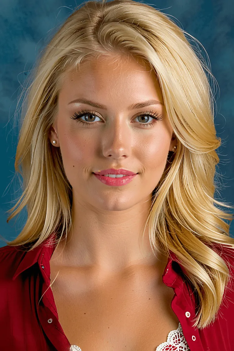 Makeup And Earrings In Studio Portrait