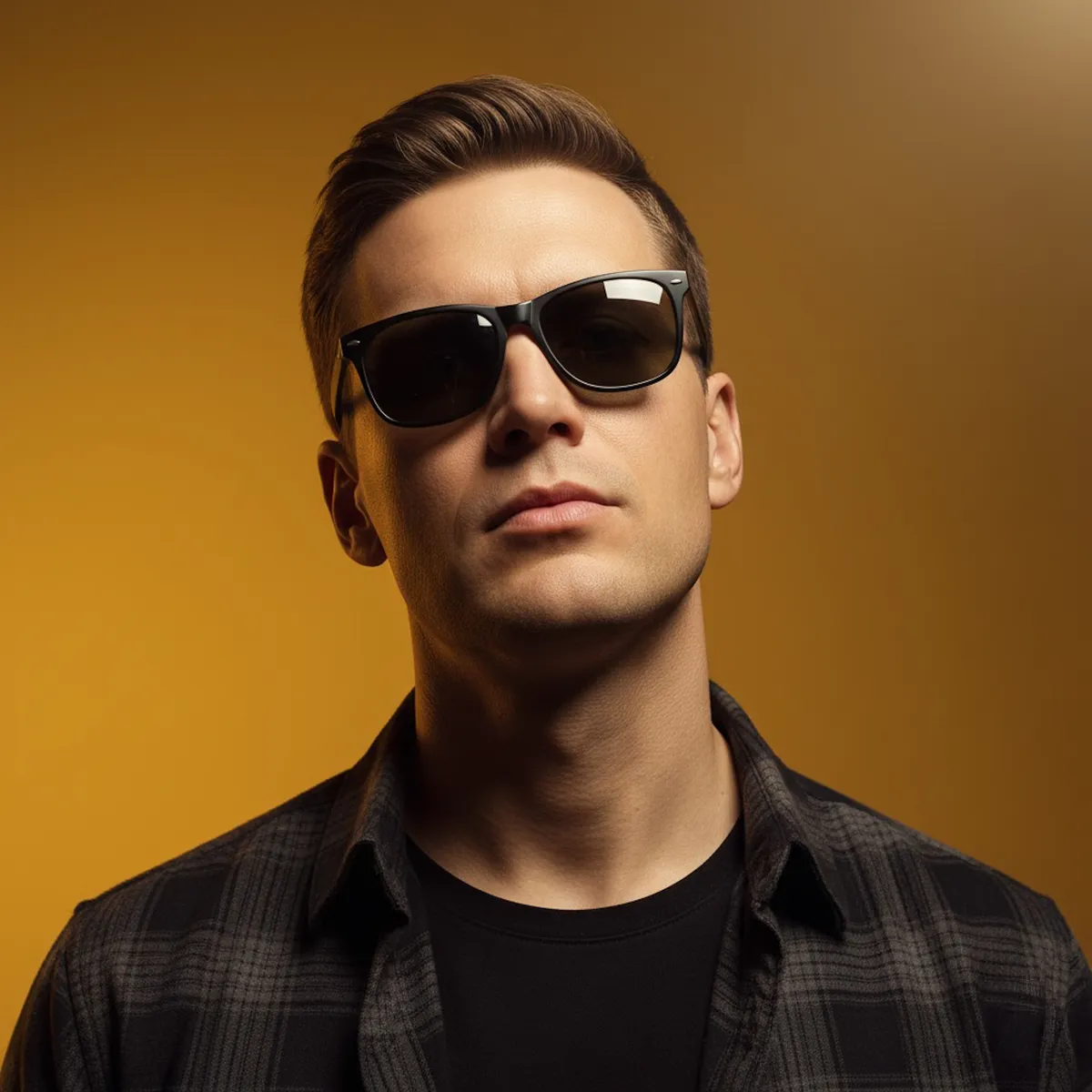 Sunglasses In Street Portrait