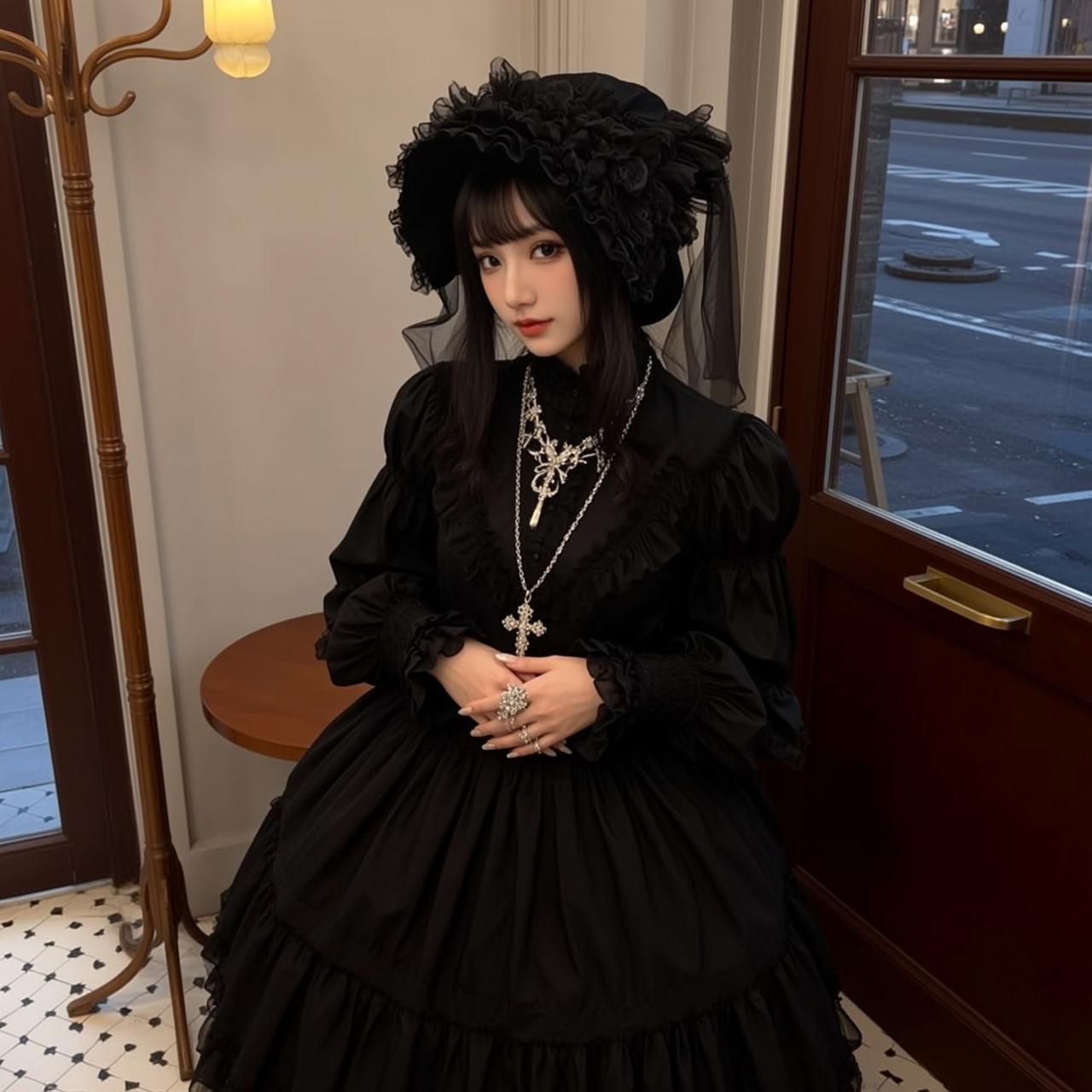 Ornate Hat Veil