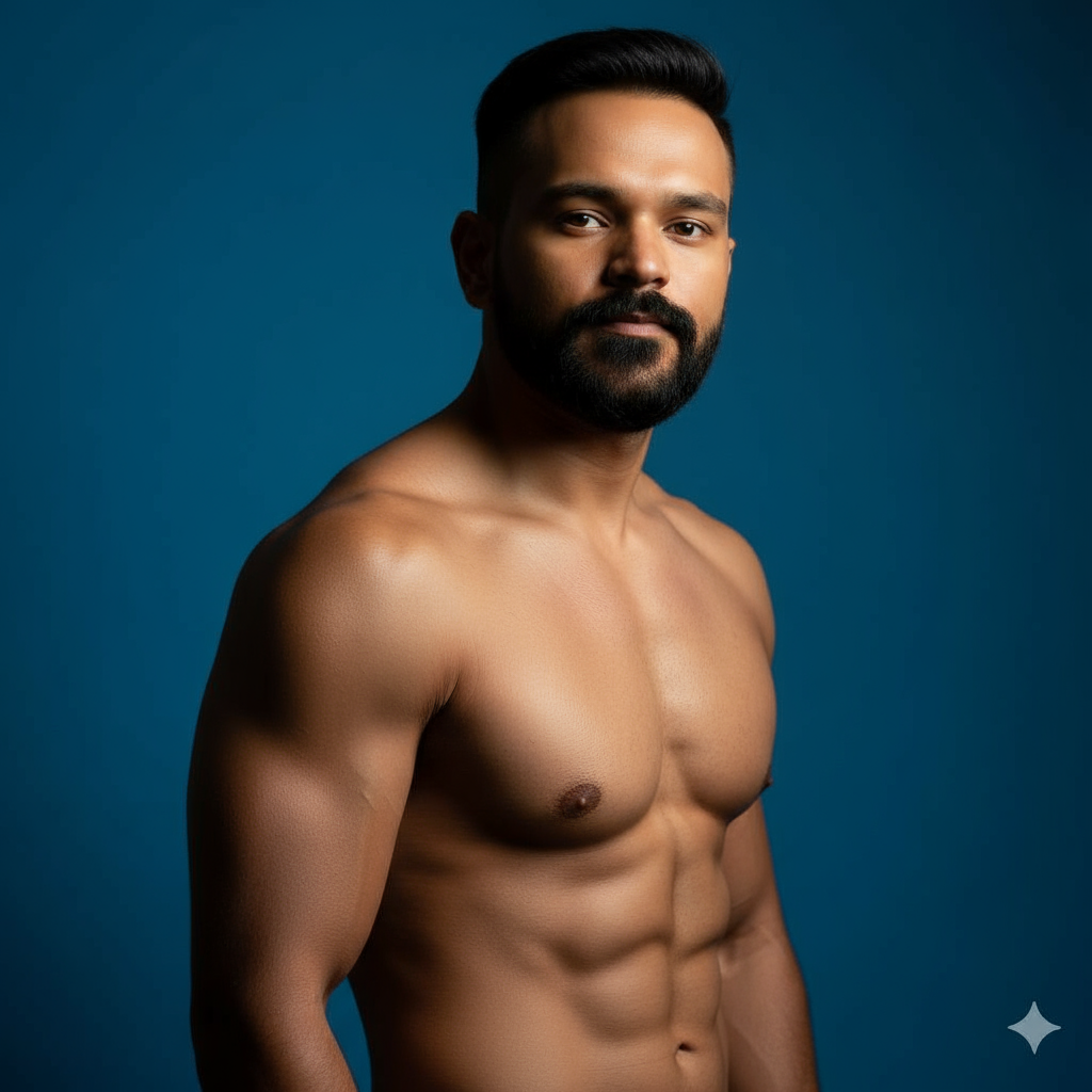 Shirtless Man
