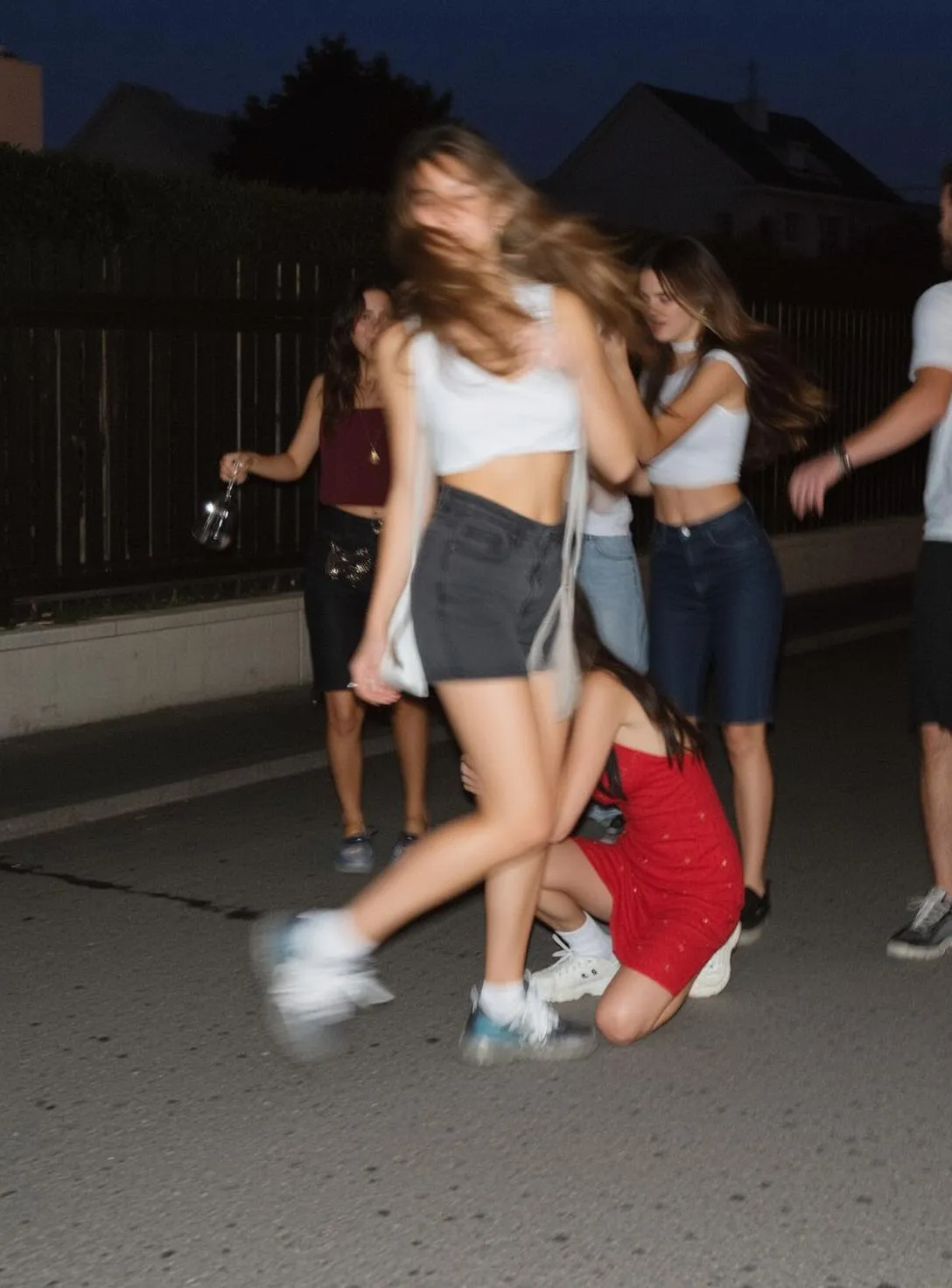 Night Street Motion Blur